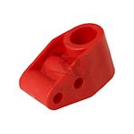 Steering Column Support D.20, Double hole 8mm, Red Colour