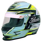 Zamp helmet junior UTRA LICHT- Green/Silver M 54cm